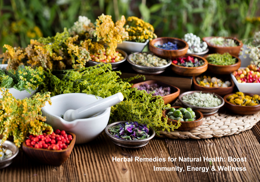 Herbal Remedies for Natural Health: Boost Immunity, Energy & Wellness