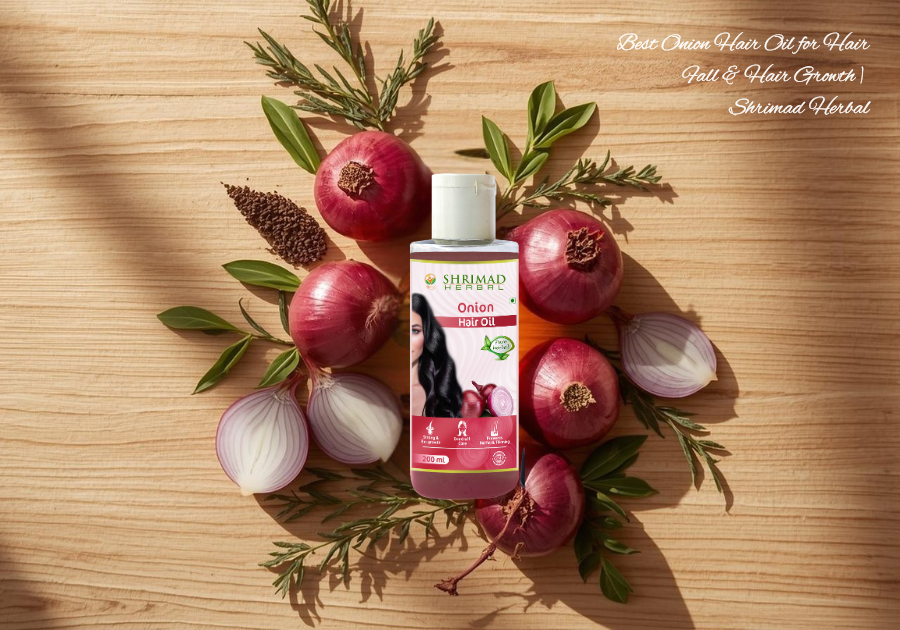 Best Onion Hair Oil for Hair Fall & Hair Growth | Shrimad Herbal